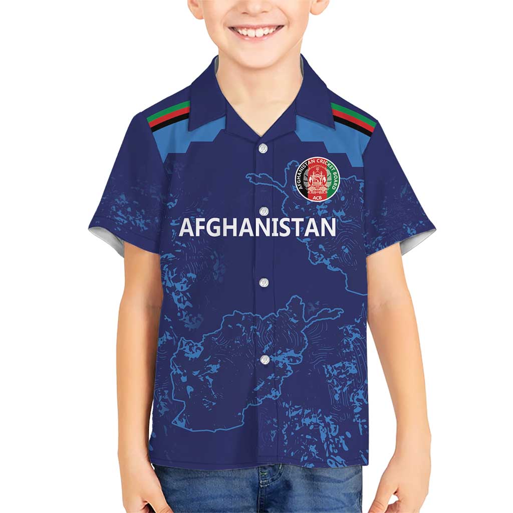 Afghan Atalans Cricket Custom Hawaiian Shirt Afghanistan Map with Sporty Style