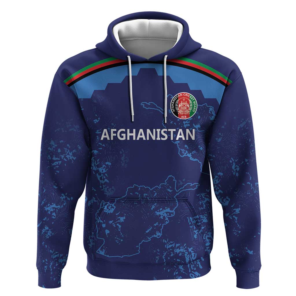 Afghan Atalans Cricket Custom Hoodie Afghanistan Map with Sporty Style