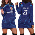 Afghan Atalans Cricket Custom Hoodie Dress Afghanistan Map with Sporty Style