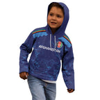Afghan Atalans Cricket Custom Kid Hoodie Afghanistan Map with Sporty Style