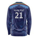 Afghan Atalans Cricket Custom Long Sleeve Shirt Afghanistan Map with Sporty Style
