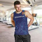 Afghan Atalans Cricket Custom Men Tank Top Afghanistan Map with Sporty Style