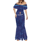 Afghan Atalans Cricket Custom Mermaid Dress Afghanistan Map with Sporty Style