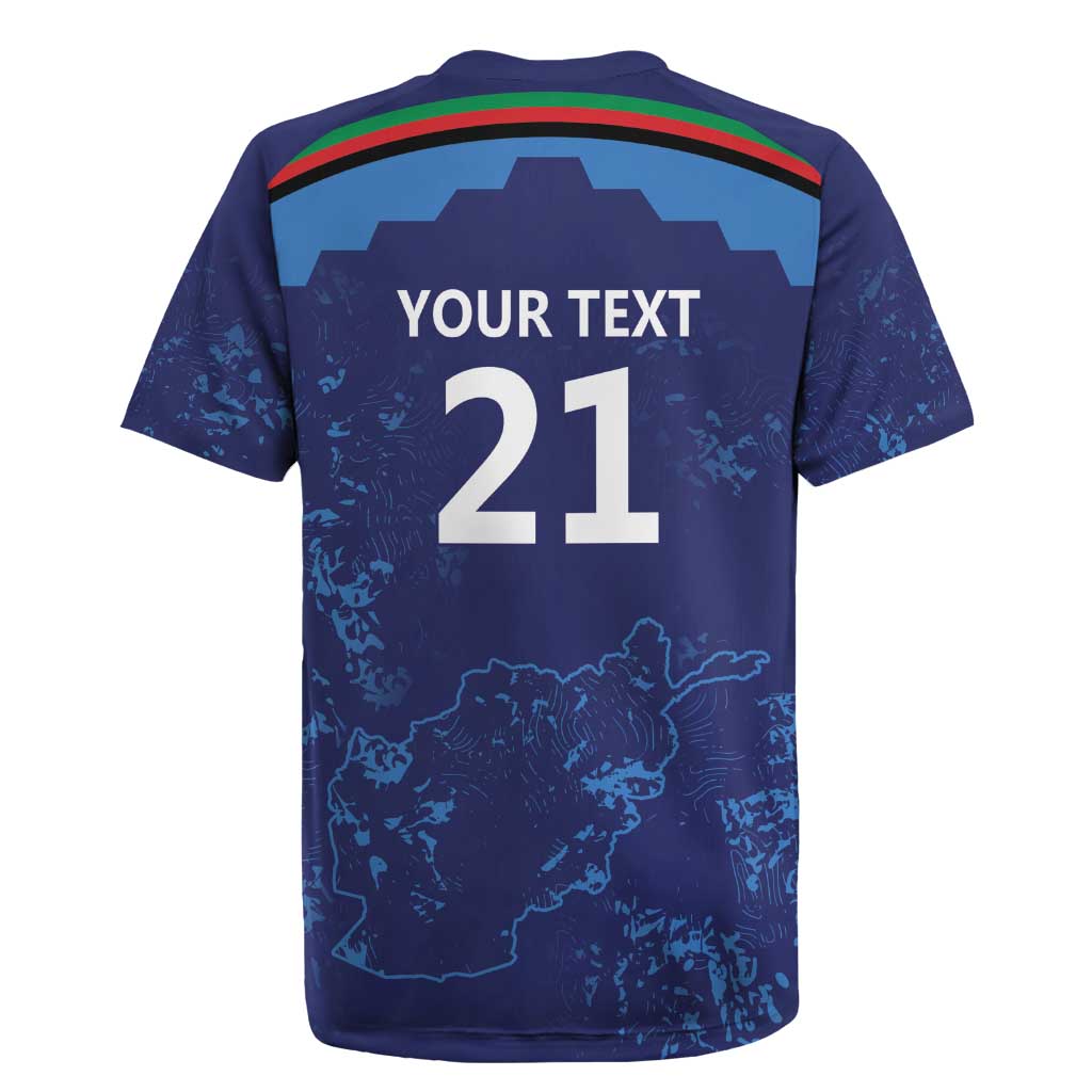 Afghan Atalans Cricket Custom Rugby Jersey Afghanistan Map with Sporty Style