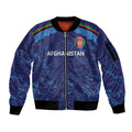 Afghan Atalans Cricket Custom Sleeve Zip Bomber Jacket Afghanistan Map with Sporty Style