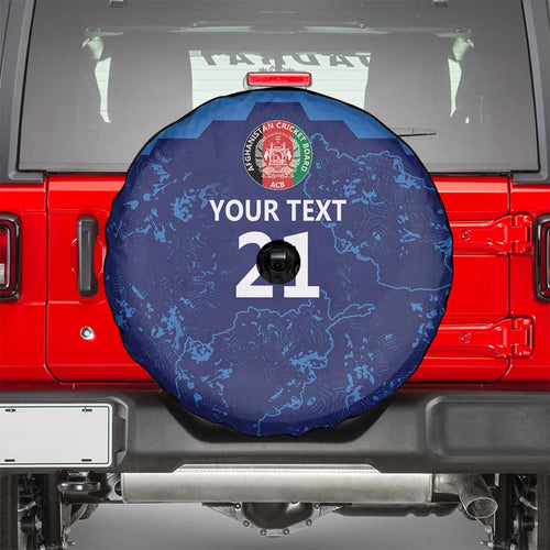 Afghan Atalans Cricket Custom Spare Tire Cover Afghanistan Map with Sporty Style
