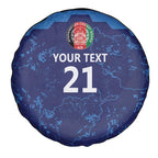Afghan Atalans Cricket Custom Spare Tire Cover Afghanistan Map with Sporty Style