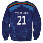Afghan Atalans Cricket Custom Sweatshirt Afghanistan Map with Sporty Style