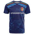 Afghan Atalans Cricket Custom T Shirt Afghanistan Map with Sporty Style
