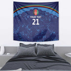 Afghan Atalans Cricket Custom Tapestry Afghanistan Map with Sporty Style