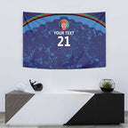Afghan Atalans Cricket Custom Tapestry Afghanistan Map with Sporty Style