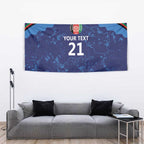 Afghan Atalans Cricket Custom Tapestry Afghanistan Map with Sporty Style
