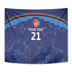 Afghan Atalans Cricket Custom Tapestry Afghanistan Map with Sporty Style