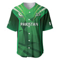Pakistan Cricket Custom Baseball Jersey The Green Shirts with Sporty Pattern