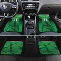 Pakistan Cricket Custom Car Mats The Green Shirts with Sporty Pattern