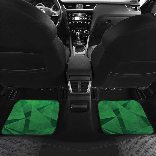 Pakistan Cricket Custom Car Mats The Green Shirts with Sporty Pattern