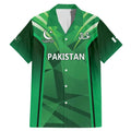Pakistan Cricket Custom Family Matching Mermaid Dress and Hawaiian Shirt The Green Shirts with Sporty Pattern