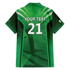 Pakistan Cricket Custom Family Matching Puletasi and Hawaiian Shirt The Green Shirts with Sporty Pattern