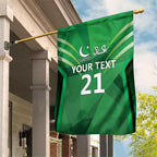 Pakistan Cricket Custom Garden Flag The Green Shirts with Sporty Pattern