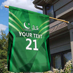 Pakistan Cricket Custom Garden Flag The Green Shirts with Sporty Pattern