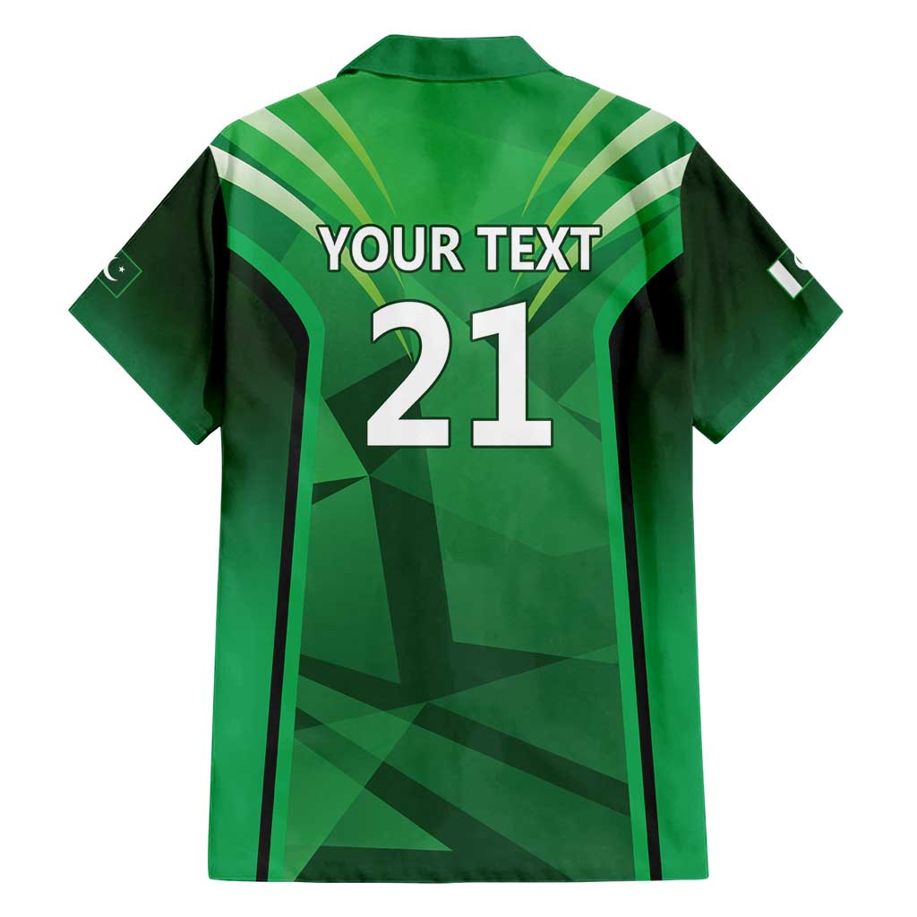 Pakistan Cricket Custom Hawaiian Shirt The Green Shirts with Sporty Pattern