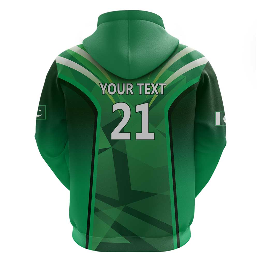 Pakistan Cricket Custom Hoodie The Green Shirts with Sporty Pattern
