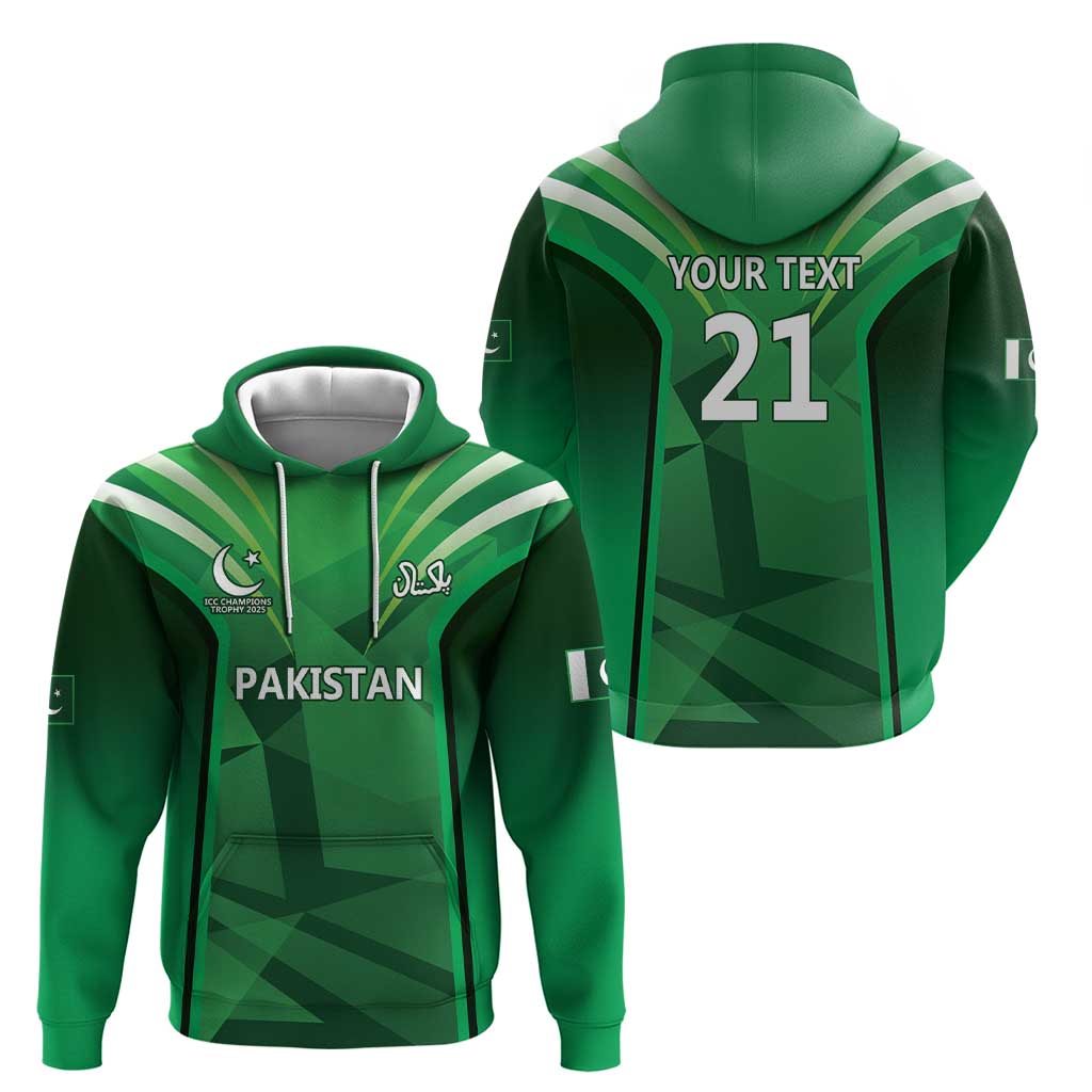 Pakistan Cricket Custom Hoodie The Green Shirts with Sporty Pattern