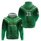 Pakistan Cricket Custom Hoodie The Green Shirts with Sporty Pattern