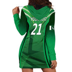 Pakistan Cricket Custom Hoodie Dress The Green Shirts with Sporty Pattern