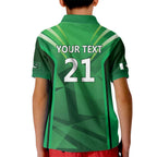 Pakistan Cricket Custom Kid Polo Shirt The Green Shirts with Sporty Pattern