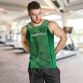 Pakistan Cricket Custom Men Tank Top The Green Shirts with Sporty Pattern