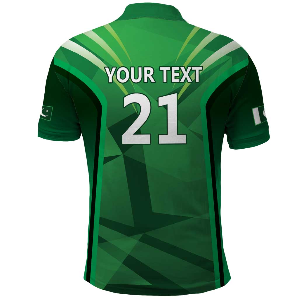 Pakistan Cricket Custom Polo Shirt The Green Shirts with Sporty Pattern