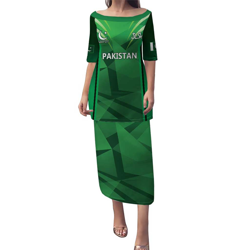 Pakistan Cricket Custom Puletasi The Green Shirts with Sporty Pattern