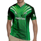 Pakistan Cricket Custom Rugby Jersey The Green Shirts with Sporty Pattern