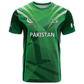 Pakistan Cricket Custom T Shirt The Green Shirts with Sporty Pattern