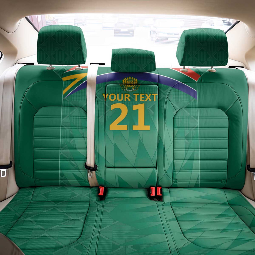 South Africa Cricket Custom Back Car Seat Cover Proteas Green