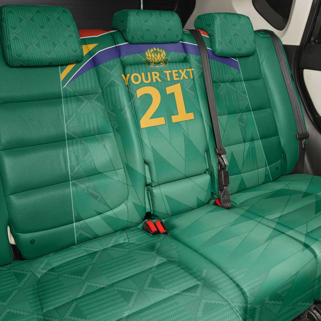 South Africa Cricket Custom Back Car Seat Cover Proteas Green