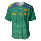 South Africa Cricket Custom Baseball Jersey Proteas Green