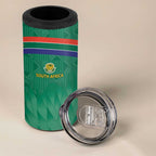 South Africa Cricket Custom 4 in 1 Can Cooler Tumbler Proteas Green