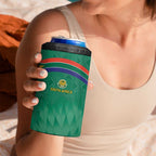 South Africa Cricket Custom 4 in 1 Can Cooler Tumbler Proteas Green