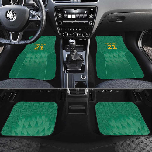 South Africa Cricket Custom Car Mats Proteas Green