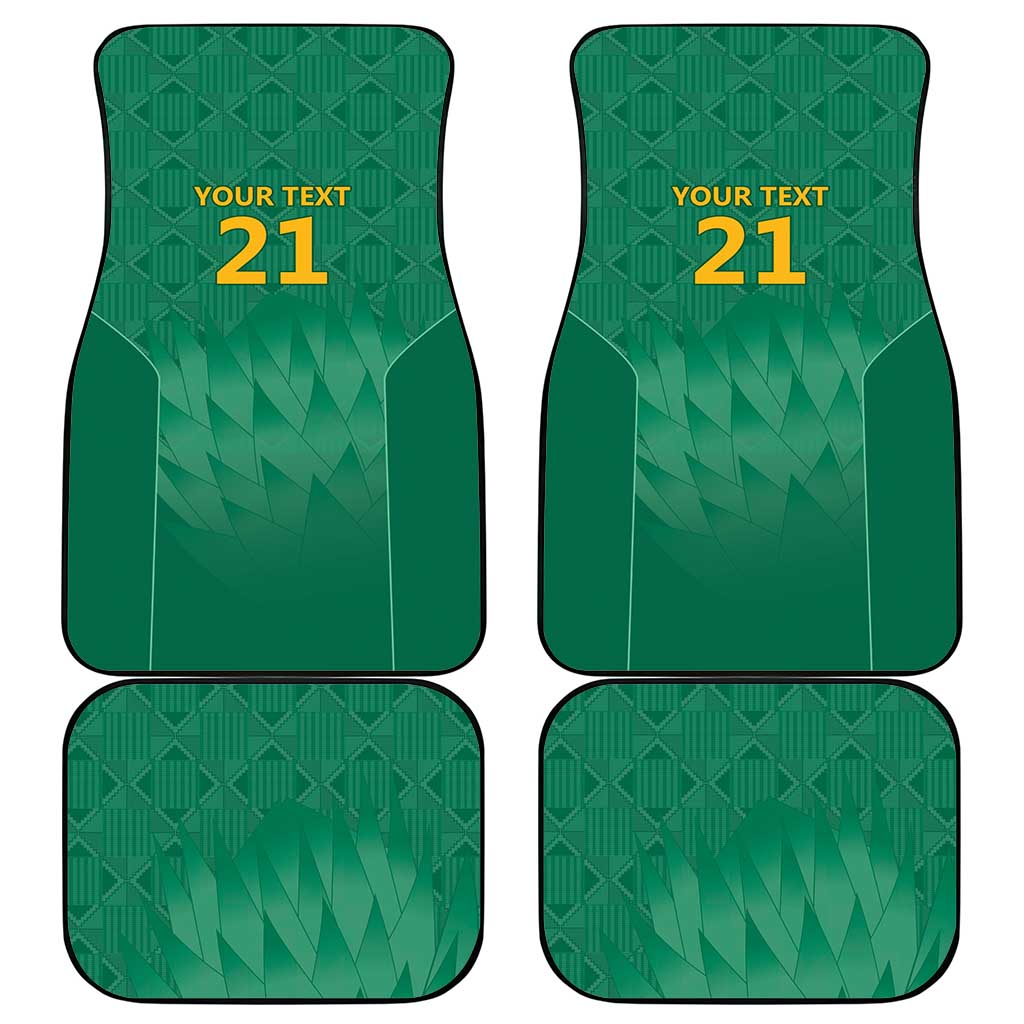 South Africa Cricket Custom Car Mats Proteas Green