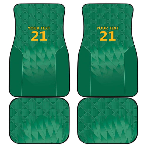 South Africa Cricket Custom Car Mats Proteas Green