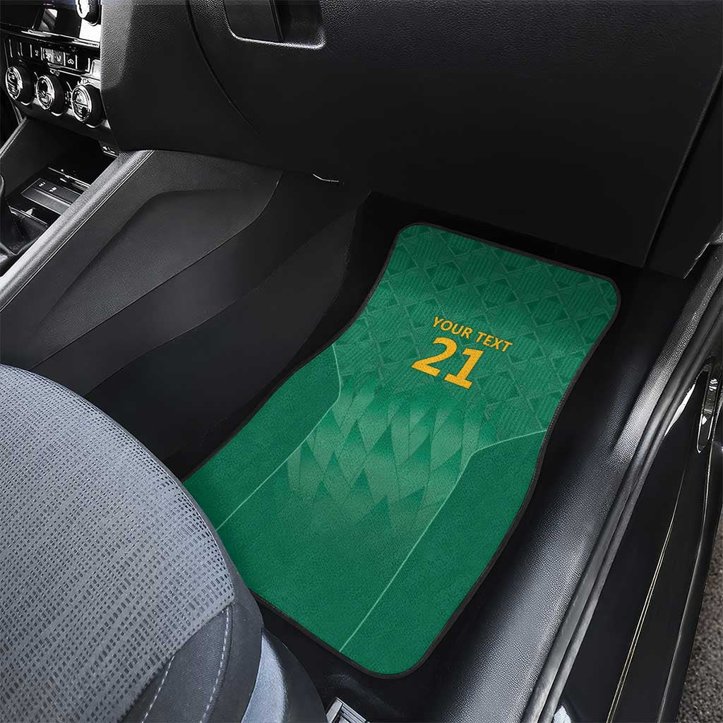 South Africa Cricket Custom Car Mats Proteas Green