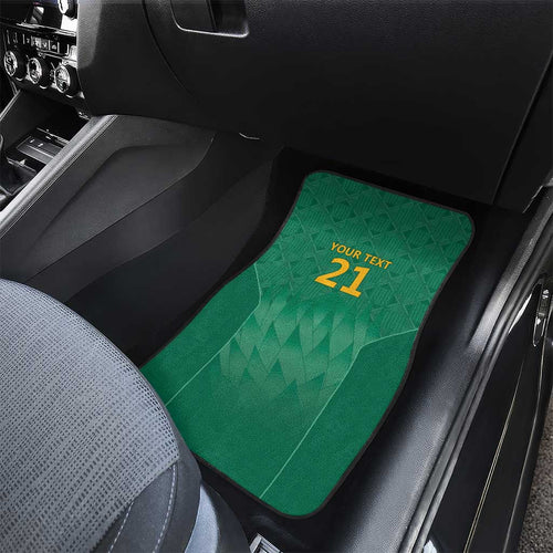 South Africa Cricket Custom Car Mats Proteas Green
