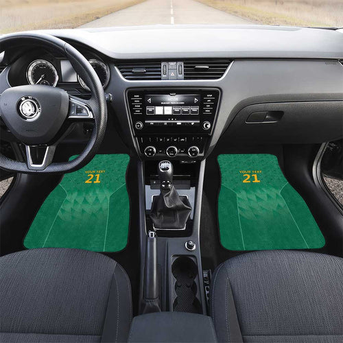 South Africa Cricket Custom Car Mats Proteas Green