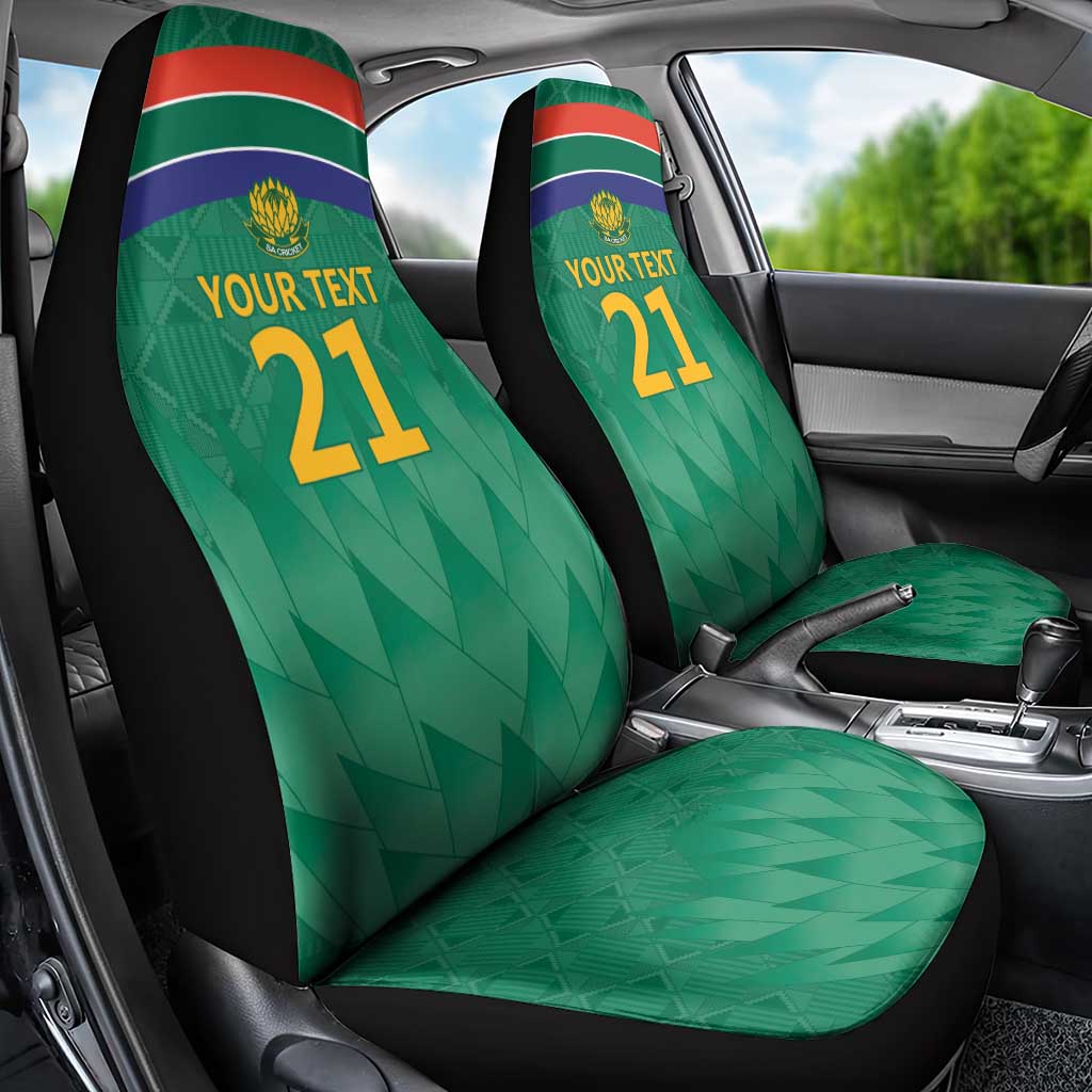 South Africa Cricket Custom Car Seat Cover Proteas Green