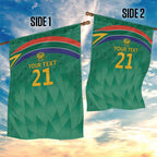 South Africa Cricket Custom Garden Flag Proteas Green