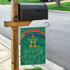 South Africa Cricket Custom Garden Flag Proteas Green