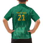 South Africa Cricket Custom Hawaiian Shirt Proteas Green
